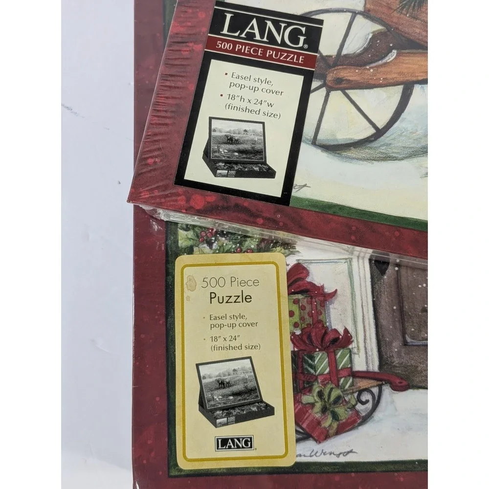 SEALED NEW LOT 2🎄2011 Holiday‎ Ralph Lauren Christmas Vibe 500pc. Jigsaw Puzzle